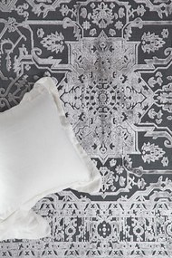 Χαλί Lotus Summer 2927 BLACK GREY Royal Carpet - 140 x 200 cm - 16LOTS2927BG.140200