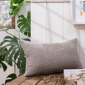 Μαξιλάρι Διακοσμητικό (Με Γέμιση) Tivoli 03 Dark Grey Teoran 30X50 Cotton-Polyester
