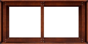 vidaXL Γλάστρα Κήπου Σκ rusty 80 x 40 x 60 cm