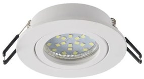 Φωτιστικό Χωνευτό Σπαστό Μπάνιου GU10 10W IP44 Spotlight-6773-Λευκό 6773