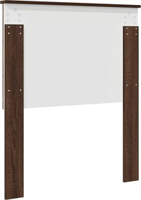 vidaXL Κεφαλάρι με κεφαλάρι Καφέ δρυς 80 cm Επεξεργασμένο ξύλο