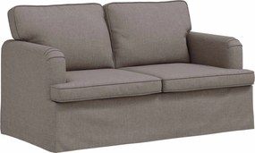 vidaXL Καναπές 120cm Taupe Μέταλλο
