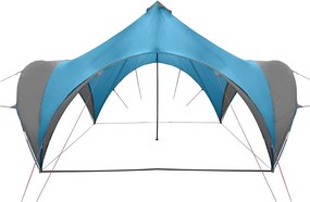 vidaXL Σκηνή Πάρτυ Μπλε 400 x 400 x 320 εκ. Πολυεστέρας και Χάλυβας