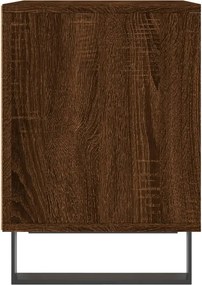 vidaXL Κομοδίνα 2 τεμ. Καφέ Δρυς 40 x 35 x 50 εκ. από Επεξεργ. Ξύλο