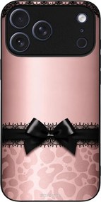 Θήκη Sonique DIVA Series για Apple iPhone 17 Pro Max Λεοπάρ Φιόγκος – Ροζ