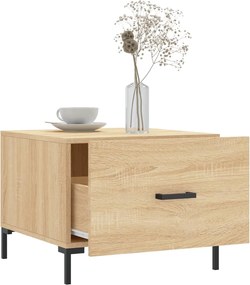 vidaXL Τραπεζάκια Σαλονιού 2 τεμ Sonoma Δρυς 50x50x40 εκ Επεξ. Ξύλο