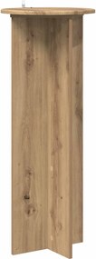 vidaXL Βάση φυτών 2 τεμ. Artisan Δρυς Ø40 x 100 εκ. Επεξεργασμένο Ξύλο