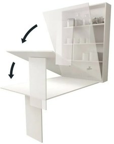 Τραπέζι Hartford 428, Σκυρόδεμα, Μαύρο, 73x80x130cm, 39 kg, Πλαστικοποιημένη μοριοσανίδα | Epipla1.gr