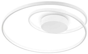 Φωτιστικό Οροφής-Πλαφονιέρα Oz 253688 60x18cm LED 49W 3000K White Ideal Lux