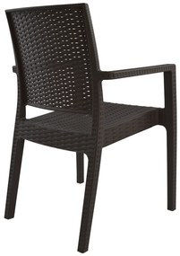 ΠΟΛΥΘΡΟΝΑ ΠΟΛΥΠΡΟΠΥΛΕΝΙΟΥ ΒΑΡΕΩΣ ΤΥΠΟΥ KAGANU DARK GREY HM5134.01 57x55,5x89 εκ.