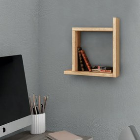 Ραφιέρα τοίχου Box Megapap μελαμίνης χρώμα φυσικό οξιάς 30x22x30εκ.-GP037-0001,3