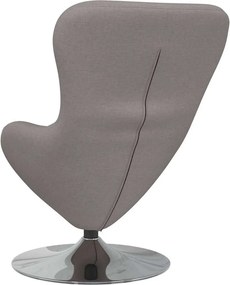 vidaXL Κάθισμα-αυγό Taupe 63 x 73 x 90 εκ ύφασμα