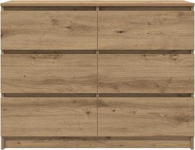 vidaXL Sideboard Artisan Oak 100x35x76 cm Κατασκευασμένο ξύλο