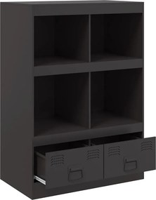 vidaXL Ντουλάπι Μαύρο 67x39x95 εκ. από Ατσάλι