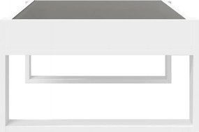 vidaXL Τραπεζάκι Σαλονιού Infinity LED Λευκό 90x53x30 εκ.