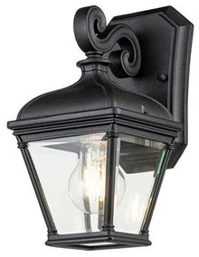 Φανάρι Απλίκα Φωτιστικό Τοίχου 1xE27 Μαύρο IP44 27cm Bayview BAYVIEW-2S-BK Elstead Lighting BAYVIEW-2S-BK Μαύρο