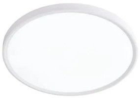 Πλαφονιέρα Φωτιστικό Οροφής LED 18W 3CCT Φ23cm InLight-42036-E-White-Λευκό 42036-E-White