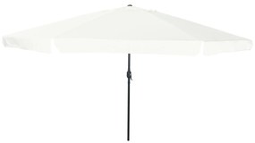 vidaXL Ομπρέλα Κήπου 395 x 245 cm Άμμος Λευκή