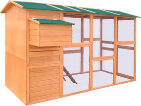 vidaXL Κοτέτσι 295 x 163 x 170 εκ. Ξύλινο