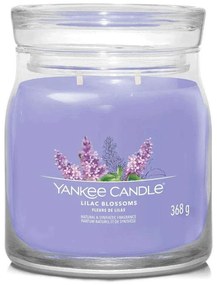 Αρωματικό Κερί Signature Lilac Blossoms Medium 1629997E 9,3x11,4cm Lilac Yankee Candle