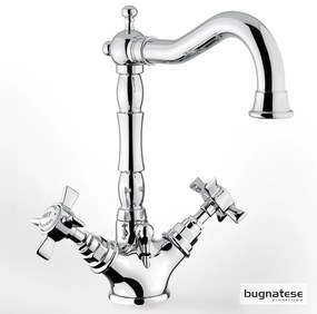 Μπαταρία Retro Νιπτήρος Α/Β Χρωμέ Bugnatese Princeton 834-100
