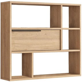 Ραφιέρα Τοίχου 956LCS3445 90,1x22x81cm Light Walnut