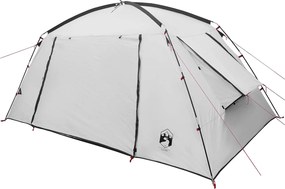 vidaXL Καταφύγιο Τέντας Λευκό Μαύρο 400 x 210 x 180 εκ Πολυεστέρας