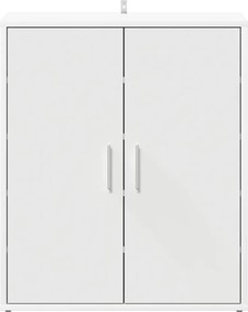 vidaXL Παπουτσοθήκη Λευκή 60 x 35 x 70 εκ. από Επεξ. Ξύλο