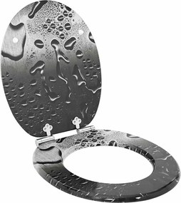 vidaXL Λεκάνη Γκρι 44 x 38 εκ. Πίνακας MDF