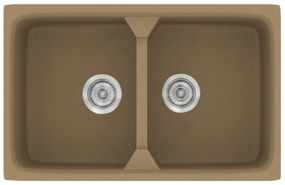 Sanitec Classic 318 Metallic Coffee Νεροχύτης