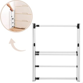 Απλώστρα Ρούχων Max Home Μέταλλο 75 X 104 X 37 CM (x2)