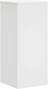 vidaXL Βάσεις Φυτών 2 τεμ. Λευκές 30x30x70 εκ. από Επεξεργασμένο Ξύλο