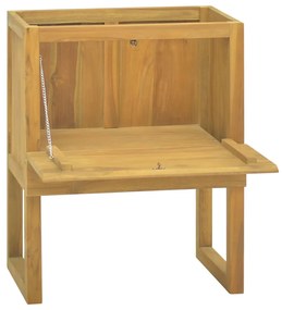 ΈΠΙΠΛΟ ΜΠΑΝΙΟΥ 60 X 45 X 75 ΕΚ. ΑΠΟ ΜΑΣΙΦ ΞΥΛΟ TEAK 338247