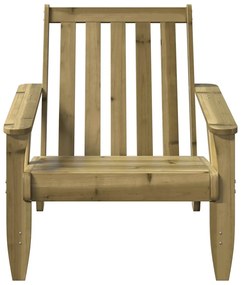 Καρέκλα κήπου Adirondack 75x77x77 cm Εμποτισμένο ξύλο πεύκο - Καφέ
