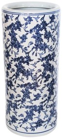 Βάζο - Ομπρελοθήκη 00.03.34040 20x45cm White-Blue Πορσελάνη