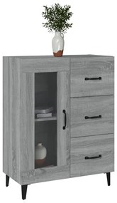 vidaXL Ντουλάπι Γκρι Sonoma 69,5 x 34 x 90 εκ. από Επεξεργασμένο Ξύλο