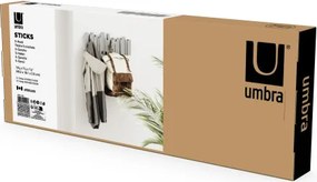 Κρεμάστρα τοίχου 5 θέσεων 49.2x18.1εκ Umbra sticks/γκρί