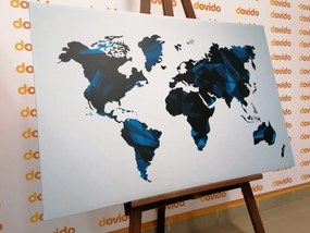 Εικόνα παγκόσμιου χάρτη σε διανυσματικό γραφικό σχέδιο - 90x60