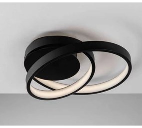 Φωτιστικό Τοίχου - Απλίκα Lieve LED-LIEVE-AP-NER 15W Led 30x11cm Black Luce Ambiente Design Aluminium