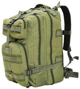 vidaXL Σακίδιο Πλάτης Στρατιωτικό Πράσινο Λαδί 50 Λίτρων