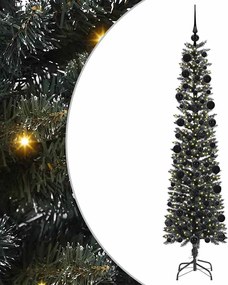 vidaXL Τεχνητό Χριστουγεννιάτικο Δέντρο με 300 LED Πράσινο 210 cm