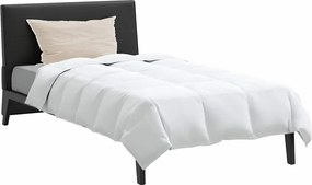 vidaXL Χειμερινό Παπλωματοθήκη με μαξιλάρι 2 pcs Λευκό Φτέρος