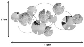 ΔΙΑΚΟΣΜΗΤΙΚΟ ΤΟΙΧΟΥ LACY INART ΜΕΤΑΛΛΟ ΣΕ ΧΡΥΣΗ ΑΠΟΧΡΩΣΗ 118X57X5ΕΚ