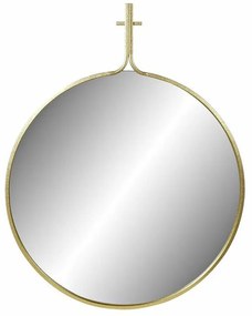 Τοίχο καθρέφτη DKD Home Decor Χρυσό 72 x 2 x 91,5 cm