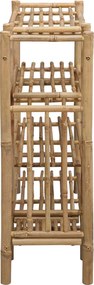 vidaXL Ράφι Παπουτσιών με ράφι Φυσικό 88 x 27 x 80 εκ. Μπαμπού