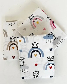 Βαμβακερή Βρεφική Μαξιλαροθήκη Sweet Panda