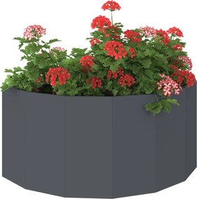 vidaXL Γλάστρα Ανθρακί 120 x 60 x 50 εκ. Ατσάλι