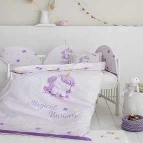 Πάντα Κούνιας Magical Unicorn Lila Nima 40x200cm 100% Cotton