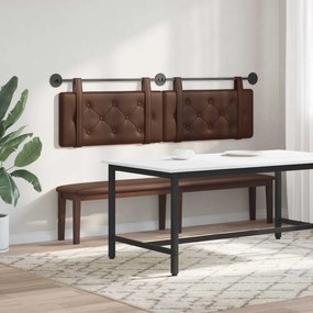 vidaXL Κρεμαστό Κεφαλάρι Καφέ Τεχνητό Δέρμα