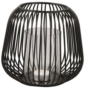 Φανάρι PT3851BK S 17x15,5cm Black Present Time Metal